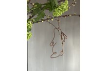 Konijntje in ijzerdraad vorm